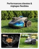 MAMMOTION YUKA Mini 2500 Robot Lawn Mower, Up to 500m2, Zero Signal Loss, No RTK, AI Image Processing Three Cameras Robot Lawn Mower, Auto Multi-Zone Mapping, DropMow - 9