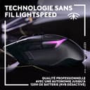 Logitech G G502 X Plus Lightspeed Souris Gaming RVB sans Fil - Souris Optique Boutons Hybrides LIGHTFORCE, LIGHTSYNC RVB, Capteur Gaming Hero 25K, Compatible avec PC - macOS/Windows - Noir - 3