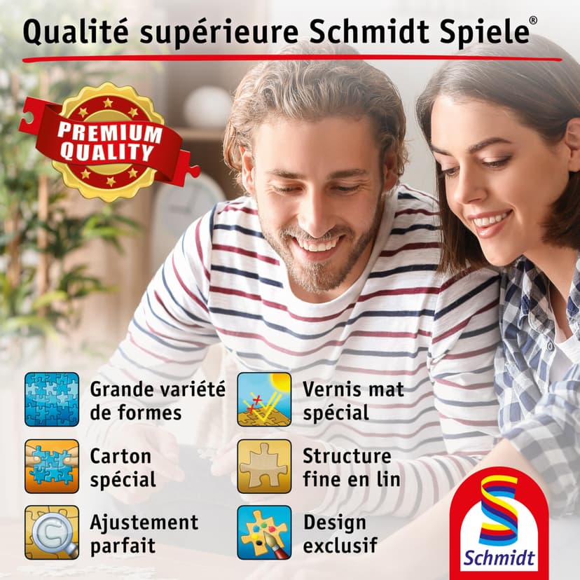 Schmidt Spiele 58051 Puzzle 1000 pièces Disney Encanto Thomas Kinkade - 4