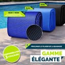 tillvex Bâche à Bulles pour Piscine | Bâche de Protection Solaire de 120 µm d'épaisseur | Découpe individuelle | Chauffage de Piscine pour Eau Chaude (Bleu, 800 x 400 cm (Rectangulaire)) - 9