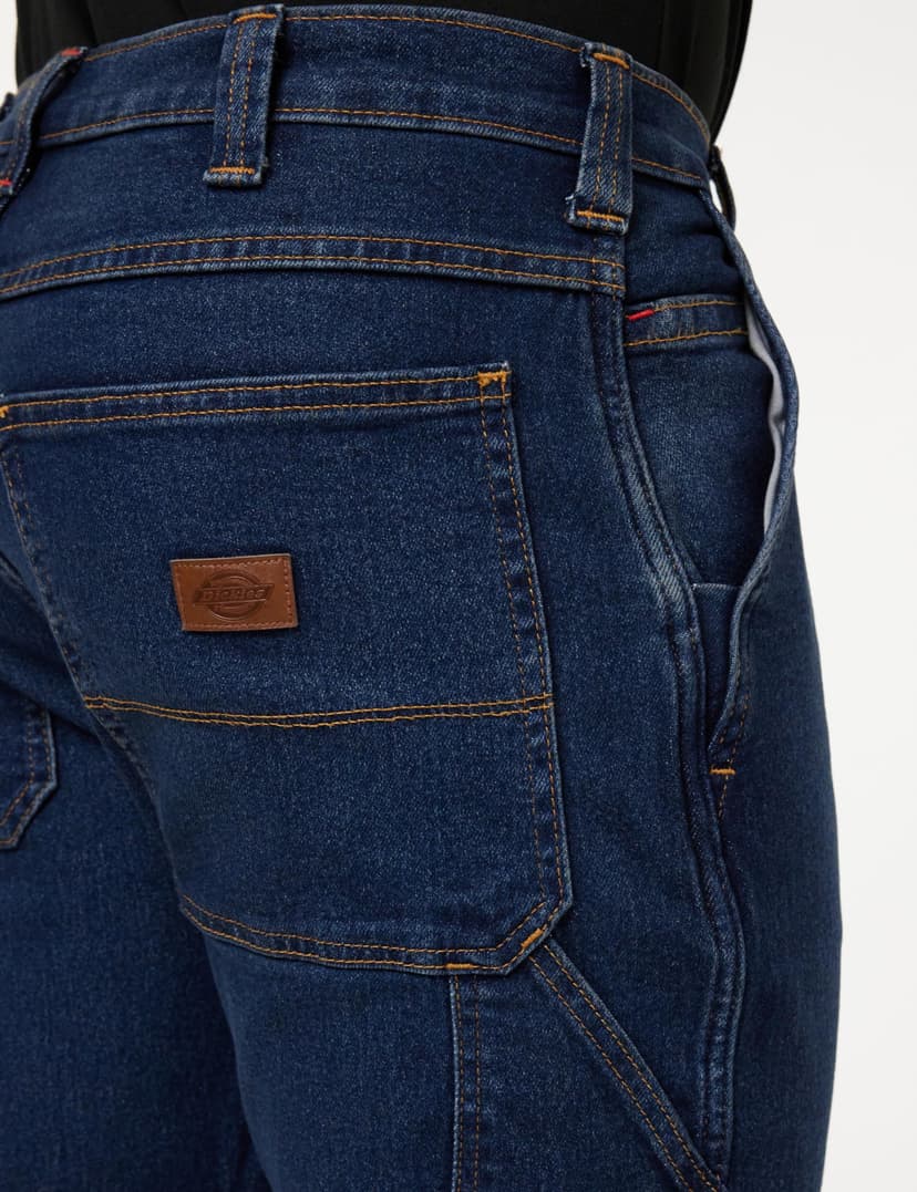 Dickies, Men's, M Denim Carpenter, Denim Medium WASH, 32W/32L - 4