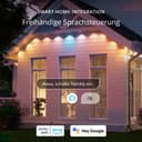 Twinkly Permanent Light - 72 RGB LED String, White Wire, Plug F - 6