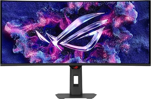 ASUS ROG Strix OLED XG34WCDG 34" Gaming Monitor (3440 x 1440, 175Hz, 0.03ms (GTG), Neo Proximity Sensor, 99.3% DCI-P3, 10-Bit True Colors, G-Sync Compatible, ELMB, HDR, USB-C