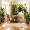 Lechuza Self Watering Plant Pot CLASSICO 43 LS Garden Flower Indoor and Outdoor Plastic Planter with Drainage Hole D43 H40 cm Charcoal Metallic - 8