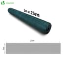 VOUNOT Chicken Wire Mesh Roll, PVC Coated Hexagonal Wire Mesh Fencing, Wire Poultry Netting, 1m x 25m, Hole Size: 25mm, Green - 7