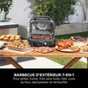 Ninja Woodfire Pro Connect XL Barbecue Électrique & Fumoir avec Contrôle d'Application, 2 Sondes, Grille, Housse, Revêtements & Brosse, Grill & Friteuse sans huile 7-en-1, Bleu & Noir OG901EUAMZ - 4