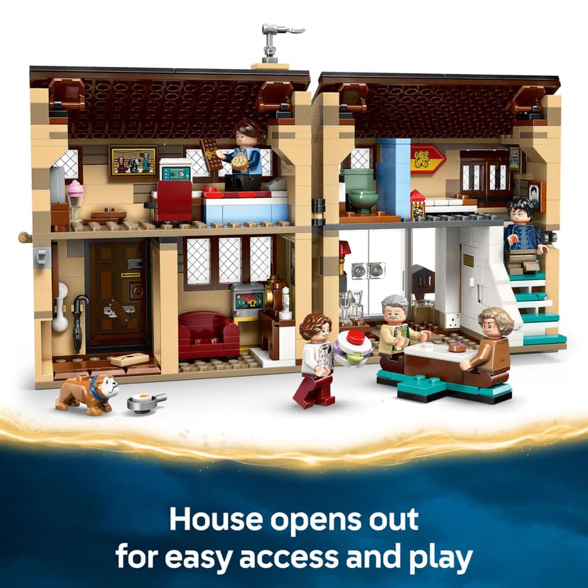 LEGO Harry Potter Privet Drive: Aunt Marge's Visit – Toy House with a Detailed Interior, 5 Minifigures & Inflated Aunt Marge Figure - Prisoner of Azkaban Gift for 8+ Year Old Girls & Boys - 76451 - 3