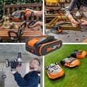 WORX Batterie Powershare Pro au Lithium-ION 20V 4Ah WA3644, Batterie Haute Performance et Longue durée Compatible avec Tous Les Outils Worx PowerShare - 8