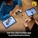 LEGO Speed Champions Time Machine from Back to the Future Toy - Car Model Kit w/Doc Brown & Marty McFly Minifigures - Gift for 9+ Year Old Boys, Girls & Movie Fans - 77256 - 7