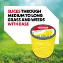 Oregon Yellow Square 4mm Strimmer Line, Trimmer Line Tackles Long Grass, Weeds, Edges & Thick Vegetation, Professional Heavy Duty Nylon Strimmer Wire, Fits Most Standard Models, 4.0mm x 95m (69-478-Y) - 5