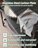 NETEL Erweiterbares Mikrowellen Regal 2-stufiges Mikrowellenständer Mikrowellenhalter Organizer küchenregal stehend für arbeitsplatte Bäckerregale mit 8 Haken - 6