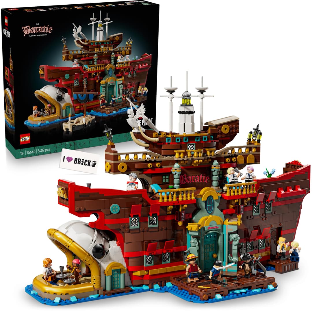 Lego One Piece Restaurant Baratié, le restaurant flottant…