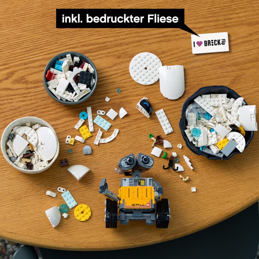 Lego Wall-E and Eve – Lego Wall-E 43279 Set (Includes Printed Tile) - 3