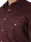 Wrangler Men's Ms70719 Button down shirts, Indigo, XL UK - 2