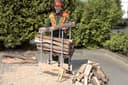 wolfcraft Saw Buck I 5121000 I The Sturdy and Stable Saw Buck for firewood - 4