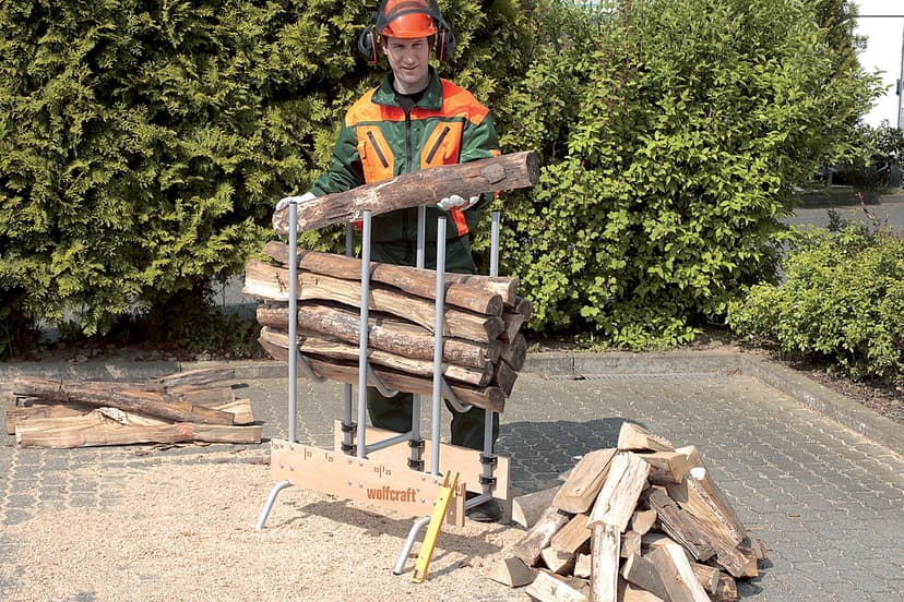 wolfcraft Saw Buck I 5121000 I The Sturdy and Stable Saw Buck for firewood - 4