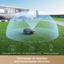 MOVA 1000 Robotic Lawnmower, UltraView Wireless Installation and Accurate Mapping up to 1000 m², smart Obstacle Avoidance, app Control, Improved Off-Road Wheels, U-Shaped Mowing, Fast Charging - 3