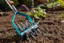Gardena combisystem Star Tiller: Garden Tiller for Seed Preparation and Floor Locking, 14 cm working width, high quality high quality steel, thermoset coated, starcles galvanized (3196-20) - 4