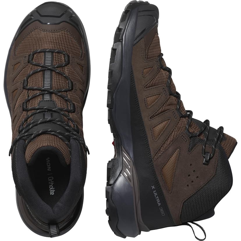 Salomon X ULTRA 360 LEATHER MID Gore-Tex imperméables Chaussures de randonnée homme - 5