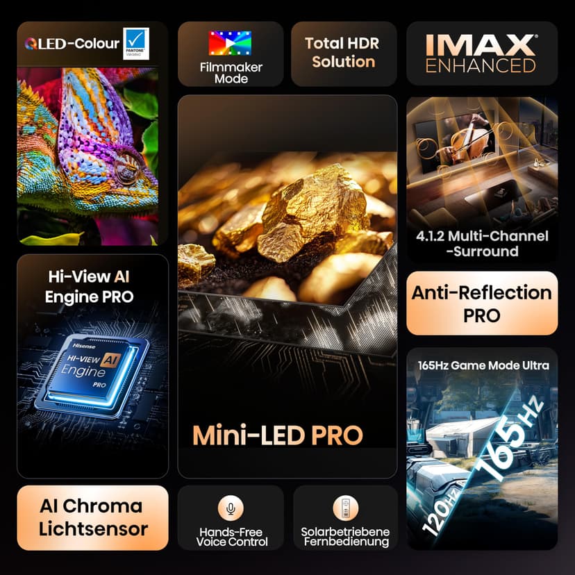 TV Hisense 20016068 U8 Series 65U8Q Black - 3