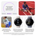 Google Pixel Watch 4 (45 mm) - Android smartwatch with Domed Display, Comprehensive Health and Fitness Tracking and Help from Gemini - Matte Black Aluminium Case - Obsidian Active Band - Wi-Fi - 7