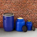 Garronda 60L Twist-Off Plastic Jerry Can Made of Food Grade HDPE Garden Water Tank Food Container Universal Plastic Bin GD-0078 White - 6