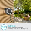 Gardena Wall-Mounted Hose Box Rollup L (White) 30 m: Versatile Watering System for Large Gardens, Swivel Hose Box, Including 30 m Gardena Hose and mounting kit (18627-20) - 5