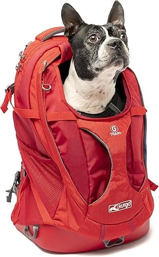 Kurgo G-Train Dog Carrier Backpack - Comfortable Travel B…