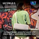 Sony ULT FIELD 5 - Powerful Bluetooth Portable Speaker, 25hr Battery, 2 x ULT POWER SOUND modes, IP67, Waterproof, Dustproof, 360 Lights, Detachable Shoulder Strap, Compact - Black - 5