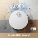 DREAME X50 Ultra Complete robot vacuum cleaner with automatic emptying and automatic mop cleaning, suction up to 20,000 Pa, deep cleaning from edge to edge - 9