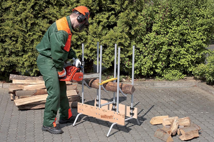 wolfcraft Saw Buck I 5121000 I The Sturdy and Stable Saw Buck for firewood - 6