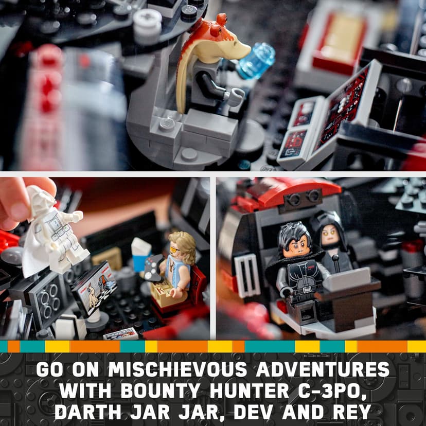 LEGO Star Wars 75389 The Dark Falcon - Play and Display Building Toy with Spring-Loaded Shooters, Cannons & 6 Minifigures incl. C-3PO - Gift for 10+ Year Old Boys & Adult Fans - 5