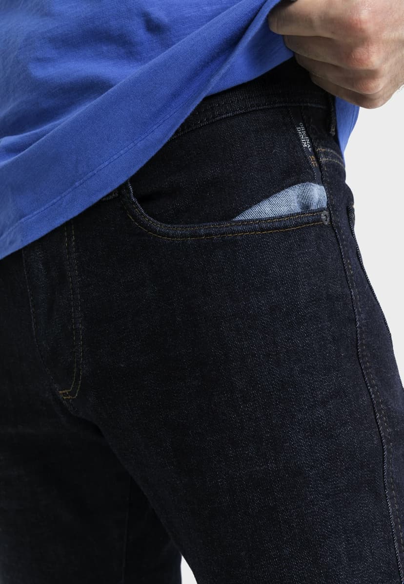 Camel Active 5-Pocket Houston Jean Droit, Bleu (Bleu Moyenne 41), W36/L34 (Taille fabricant: 36/34), Homme - 4