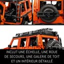 LEGO Technic Mercedes-Benz G 500 PROFESSIONAL Line - Maquette Voiture à Construire pour Adultes - Modèle de Classe G - Idée Cadeau pour les Passionnés de 4x4 et Véhicules de Luxe à Collectionner 42177 - 5