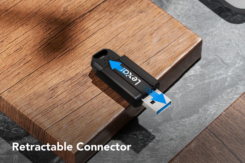 Lexar JumpDrive S80 Clé USB 32 Go, Cle USB 3.2, Jusqu'à 130 Mo/s en Lecture, Mémoire Stick, JumpDrive pour Ordinateur Portable/PC/Voiture (LJDS080032G-BNBAG) - 3