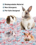 BUCATSTATE Litières pour Hamsters 70L, Super Absorbante & 99,9% sans Petit Animal Papier Poussière pour Souris, Rats, Rongeurs, Cochon d'Inde, Chinchilla - 7