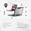 URBAN ARMOR GEAR UAG Designed for MacBook Pro 14" Case M5 2026 M4 2024 M3 2023 Pro/Max Chip Rugged Military Grade Laptop Cover, Plyo Translucent Clear Ice - 3