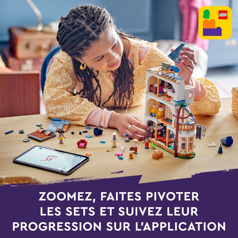 LEGO Friends La Chambre d’Hôte dans Un Château - Set pour Enfants dès 12 Ans - avec 4 Mini-poupées, Un Chien et des Accessoires - Idée de Cadeau pour Adolescents Garçons et Filles 42638 - 7