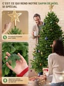 Artificial Christmas Tree 180 cm [Premium] - Lifelike Christmas Tree with Sturdy Top | Nordmann Fir Made from 100% Injection Moulded Needles Including FSC Certified Christmas Tree Wooden Stand & - 5