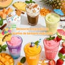 Machine à granita – 2,5 L slushie pour la maison, avec écran LED, 6 programmes préréglés pour crème glacée, margaritas, frappés, milkshakes, nettoyage automatique, sans glace (Black) - 9