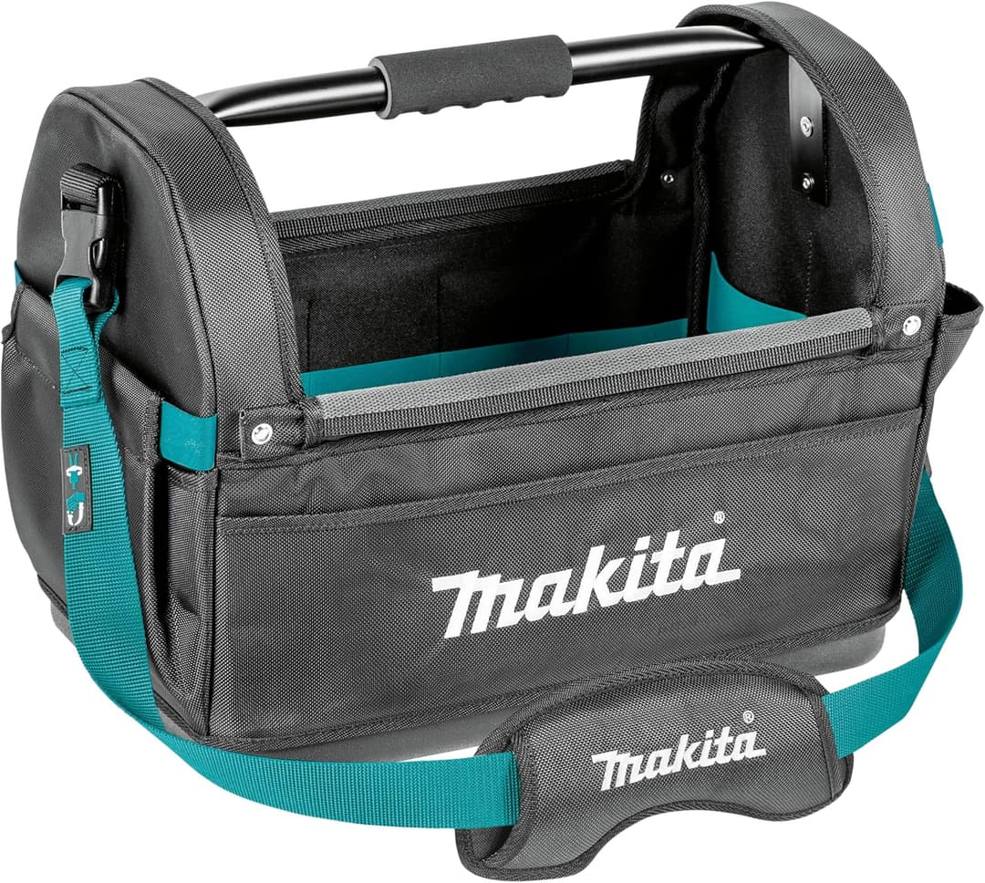 Makita E-05430 Blue Collection-Borsa Porta Attrezzi con Tracolla, Blu, M
