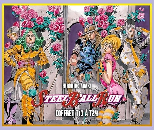 Jojo's - Steel Ball Run - Coffret T13 à T24: Inclus un poster recto-verso