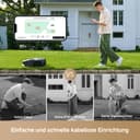 MOVA 1000 Robotic Lawnmower, UltraView Wireless Installation and Accurate Mapping up to 1000 m², smart Obstacle Avoidance, app Control, Improved Off-Road Wheels, U-Shaped Mowing, Fast Charging - 3
