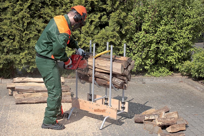 wolfcraft Saw Buck I 5121000 I The Sturdy and Stable Saw Buck for firewood - 5