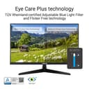 ASUS VY279HGR Eye Care Gaming Monitor – 27 inch FHD (1920x1080), IPS, 120Hz OC, SmoothMotion, 1ms MPRT, Adaptive Sync, Eye Care Plus, Blue Light Filter, Flicker Free, antibacterial, SmoothMotion - 5