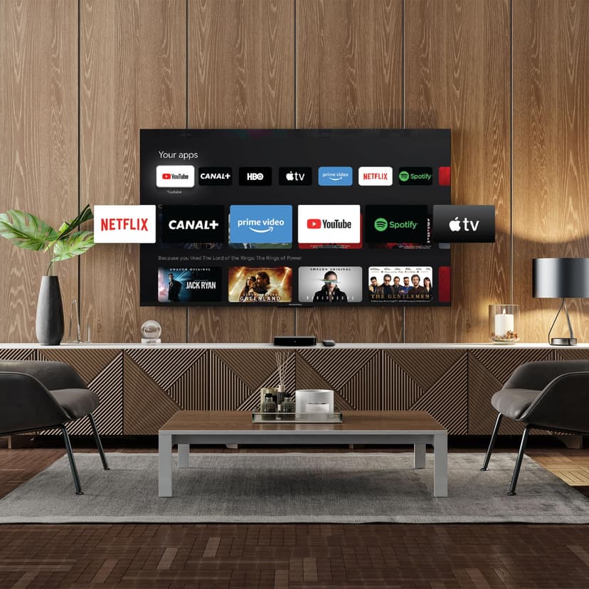 THOMSON Streaming Box 240, Google TV, 4K UHD, Commande vocale, Google Cast, Dolby Atmos, Dolby Digital Plus, Bluetooth 5.0, HDMI 2.1, HDR10, Wi-FI, 2 GB RAM, 8 GB Stockage - 7