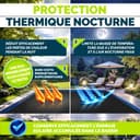 tillvex Elite Pool Solar Foil 400 µm Rectangular 549 x 274 cm Premium Solar Tarpaulin ProHeat QB4 Heat Tarpaulin Can Be Cut to Size Solar Cover Pool Heating for Water Heating - 8