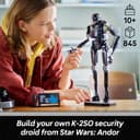 LEGO Star Wars 75434 K-2SO Security Droid Figure - Posable Play & Display Building Toy - Collectible Model Kit incl. an Information Plaque - Gift for Boys, Girls & Adult Andor Fans - 2