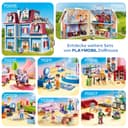 Playmobil 70985 Maison transportable - Dollhouse - avec Trois Personnages, Salle de Bains, Chambre, Salon et Cuisine - Tout équipée - La Maison Traditionnelle - s'ouvre s'emporte Partout - Dès 5 Ans - 7