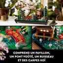 LEGO 10315 Icons Tranquil Garden, Botanical Zen Garden Kit for Adults with Lotus Flowers, Customisable Desk Decoration, Inspired by Japanese Traditions, Mindful Gardening Gift for Women, Men - 3